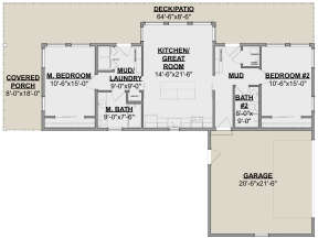 Main Floor  for House Plan #1462-00051