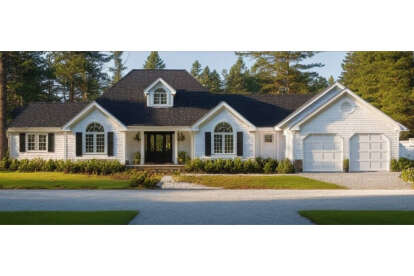 Country House Plan #033-00063 Elevation Photo