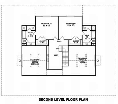 Floorplan 2 for House Plan #053-00416
