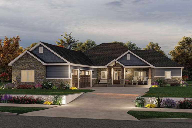 Craftsman House Plan #1462-00053 Elevation Photo