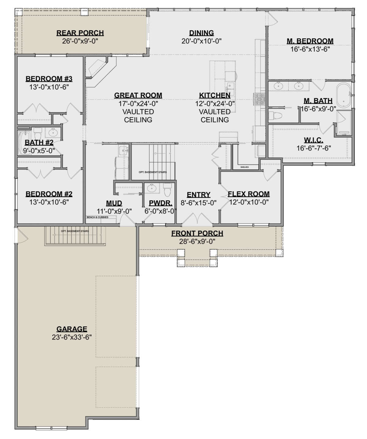 Main Floor  for House Plan #1462-00053