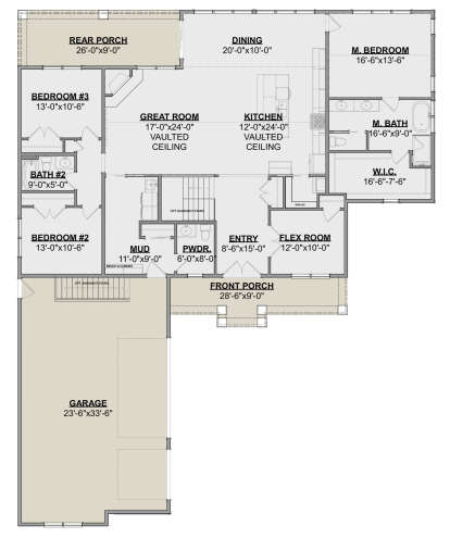 Main Floor  for House Plan #1462-00053