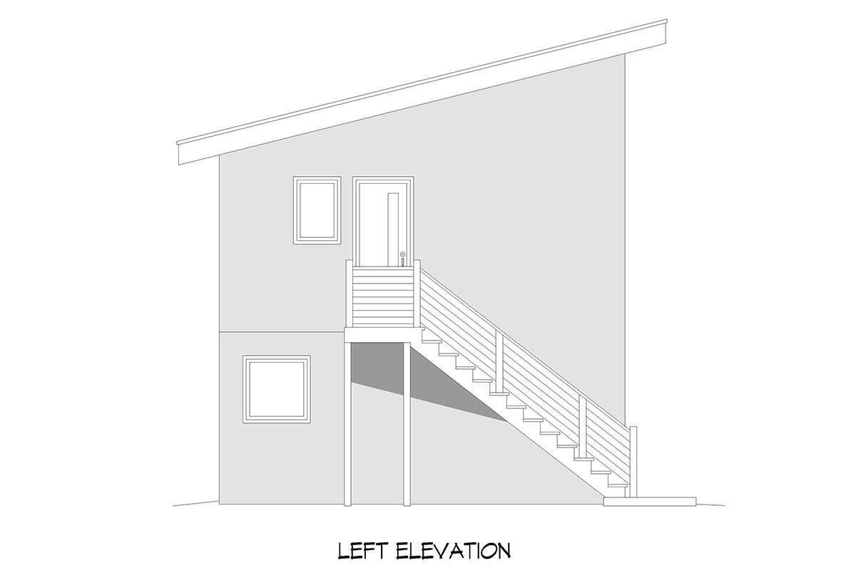 Modern House Plan #940-00581 Elevation Photo
