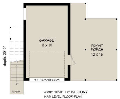 First Floor for House Plan #940-00581