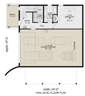 First Floor for House Plan #940-00583