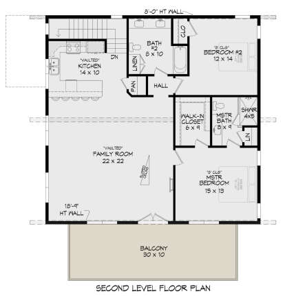 Second Floor for House Plan #940-00583