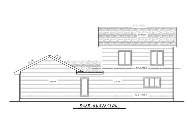 Farmhouse House Plan #402-01754 Elevation Photo