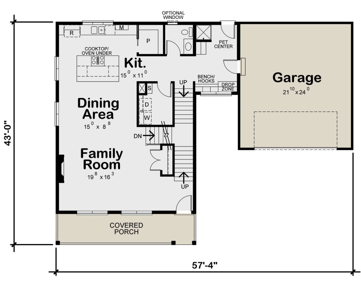 Main Floor  for House Plan #402-01754