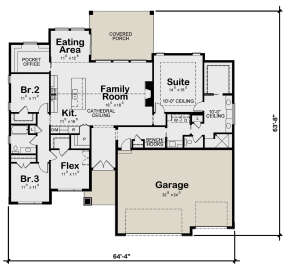 Main Floor  for House Plan #402-01755