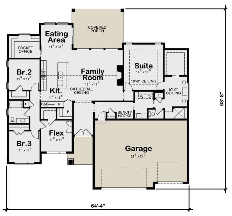 House Plan House Plan #27606 Drawing 1