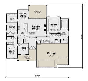 Main Floor  for House Plan #402-01756