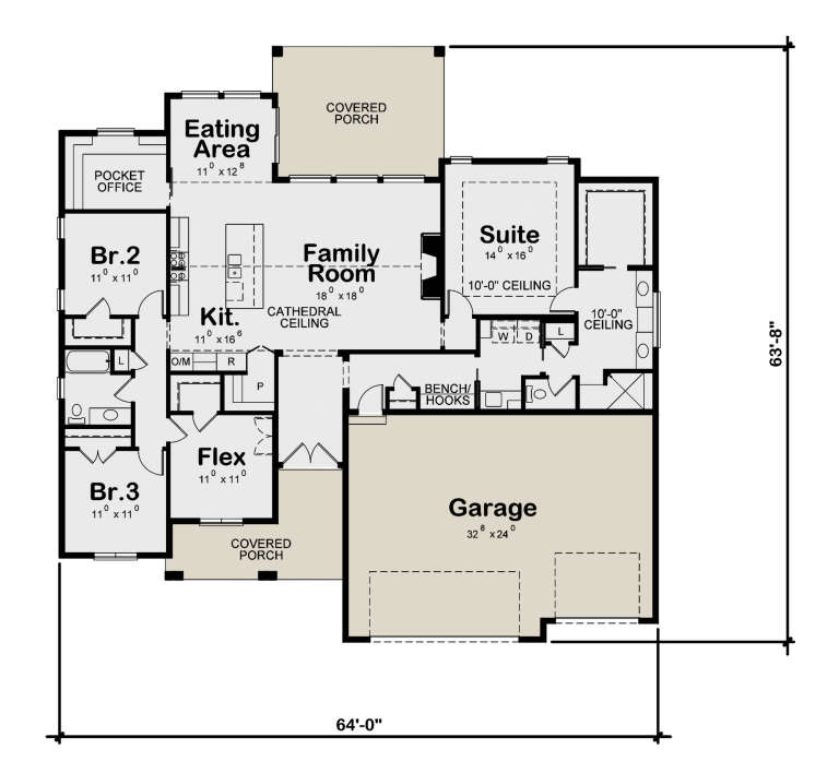 House Plan House Plan #27607 Drawing 1