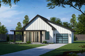 Modern Farmhouse House Plan #402-01758 Elevation Photo