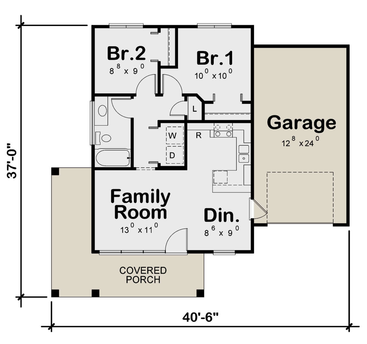 Main Floor  for House Plan #402-01758