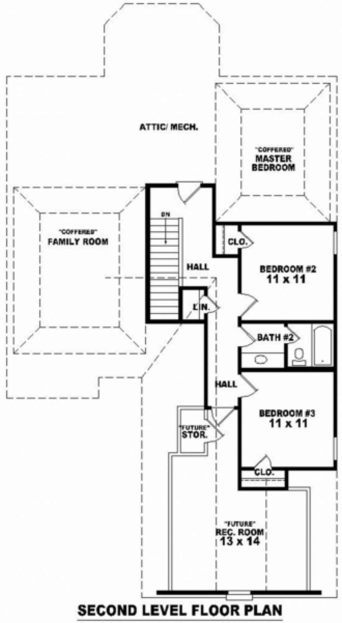 Floorplan 2 for House Plan #053-00417