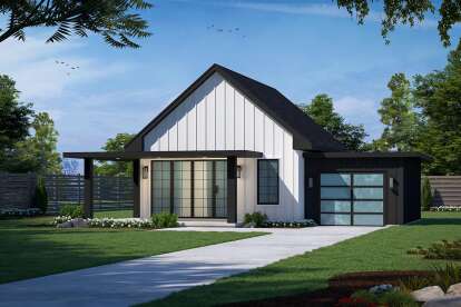 Modern Farmhouse House Plan #402-01759 Elevation Photo