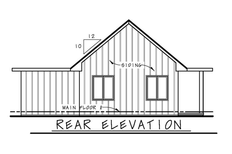 Modern Farmhouse House Plan #402-01759 Elevation Photo