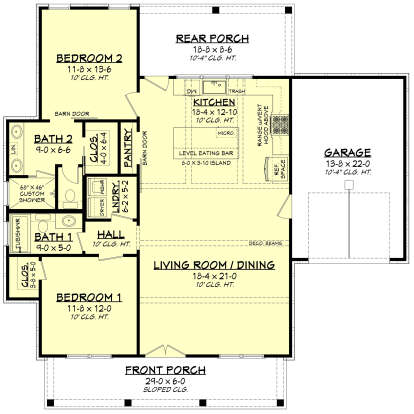 Main Floor  for House Plan #041-00293