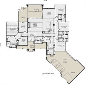 Main Floor  for House Plan #5631-00185