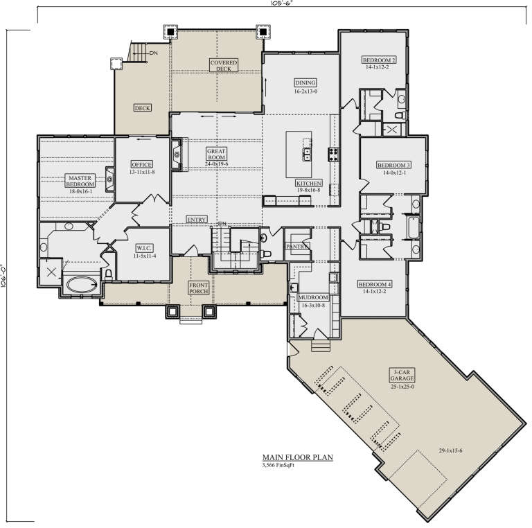 House Plan House Plan #27612 Drawing 1