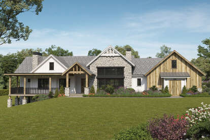 Craftsman House Plan #5631-00187 Elevation Photo