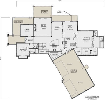 Main Floor  for House Plan #5631-00189