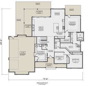Main Floor  for House Plan #5631-00191