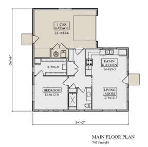 Main Floor  for House Plan #5631-00192