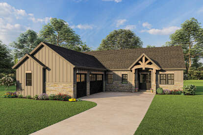 Craftsman House Plan #1462-00054 Elevation Photo