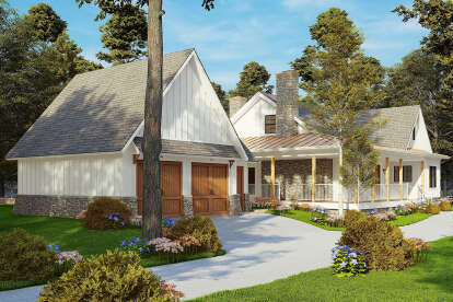 Modern Farmhouse House Plan #699-00319 Elevation Photo