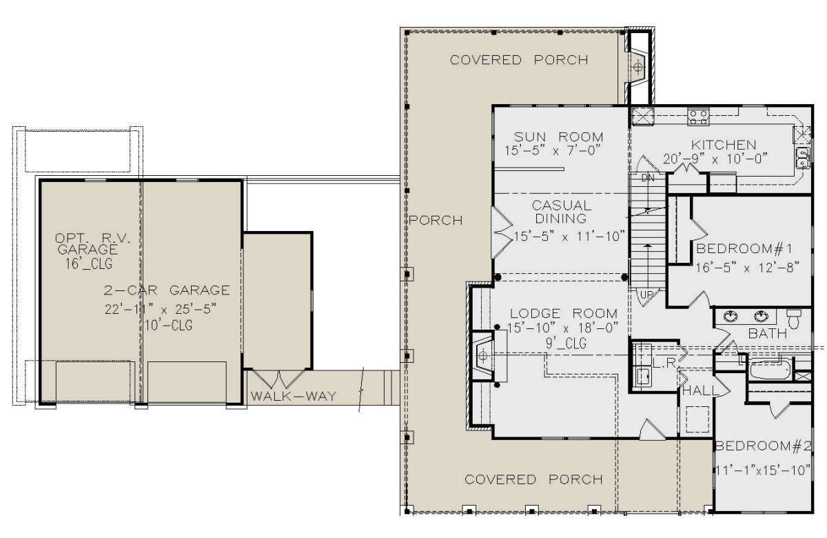 Main Floor  for House Plan #699-00319