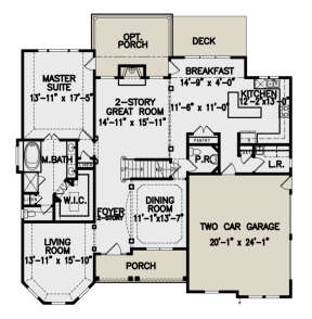 Main Floor  for House Plan #699-00320