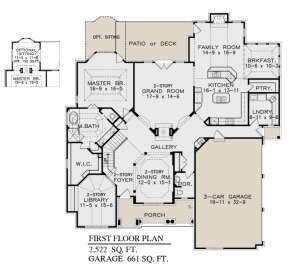 Main Floor  for House Plan #699-00321