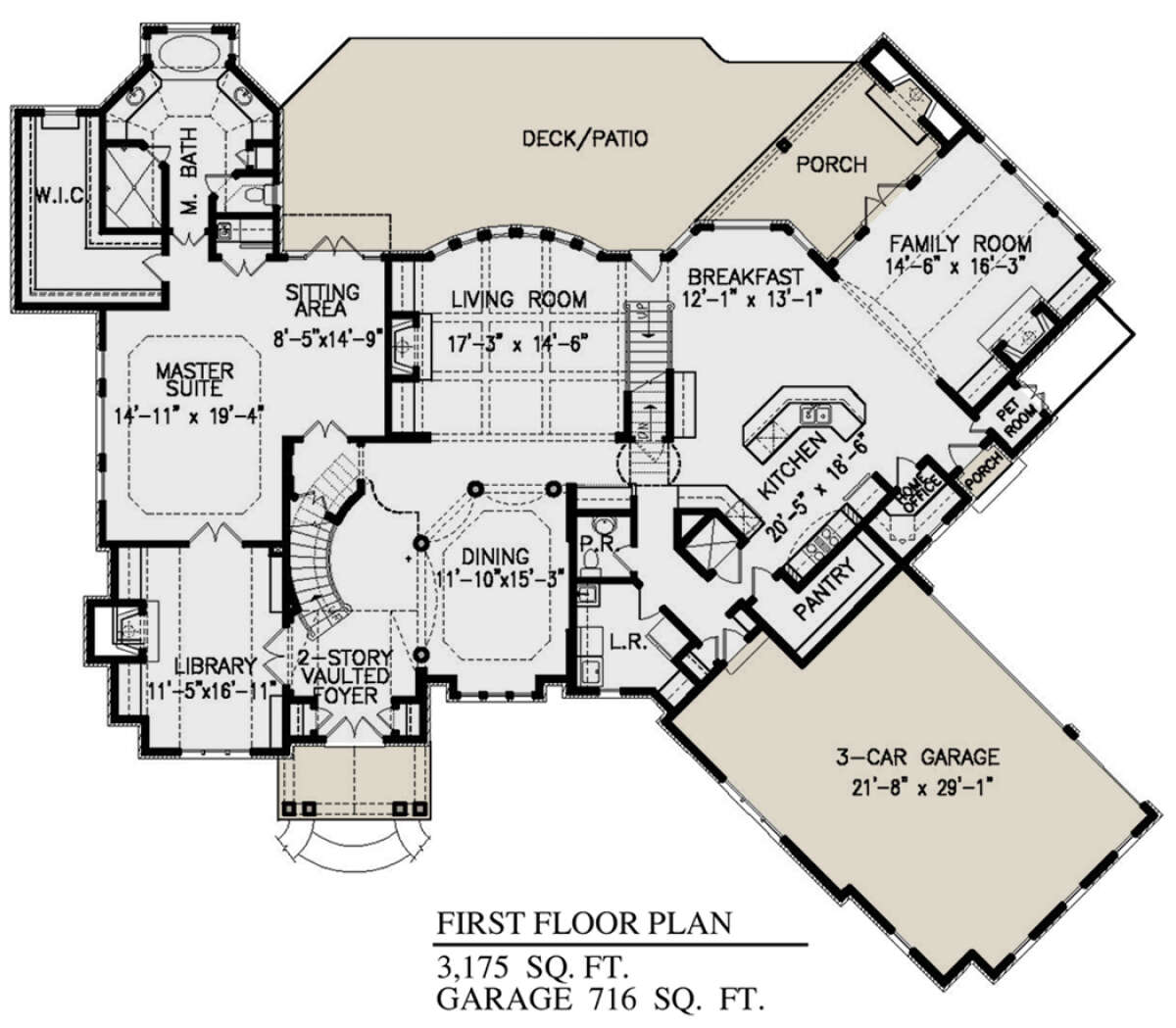 Main Floor  for House Plan #699-00322
