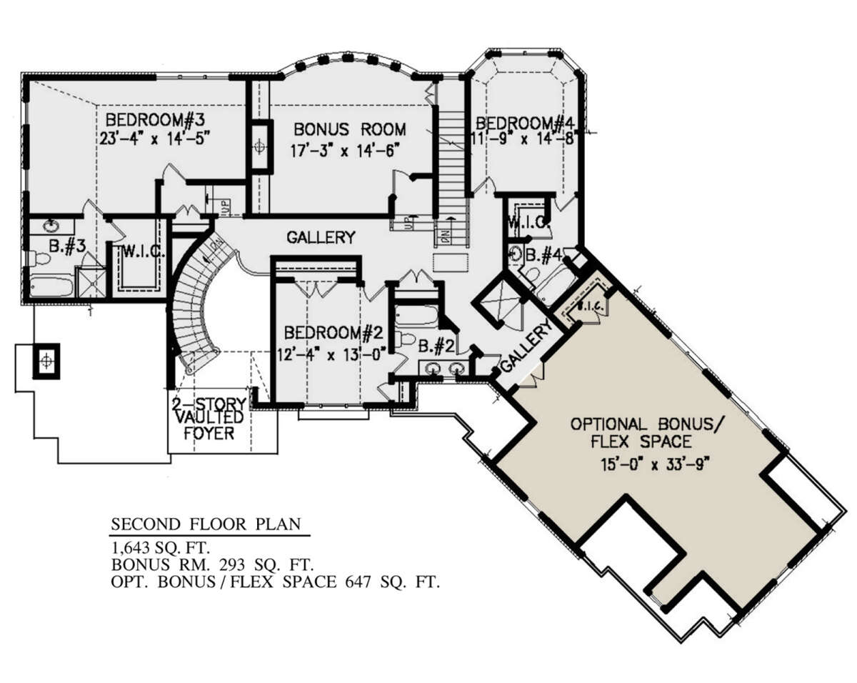 Second Floor for House Plan #699-00322
