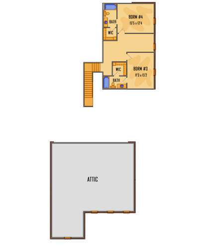 Floorplan 2 for House Plan #5995-00011