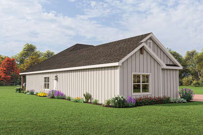 Modern Farmhouse House Plan #1462-00056 Elevation Photo