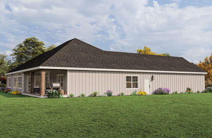 Modern Farmhouse House Plan #1462-00056 Elevation Photo