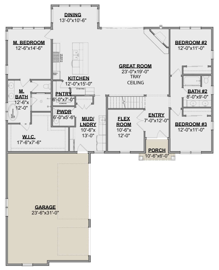 House Plan House Plan #27629 Drawing 1