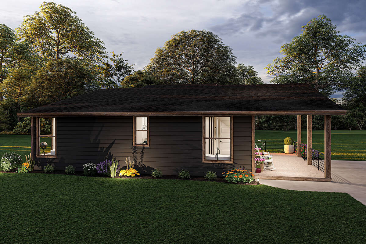 Modern Plan 998 Square Feet, 1 Bedroom, 1 Bathroom 146200058