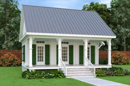 Cottage House Plan #048-00285 Elevation Photo