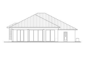 Coastal House Plan #207-00102 Elevation Photo