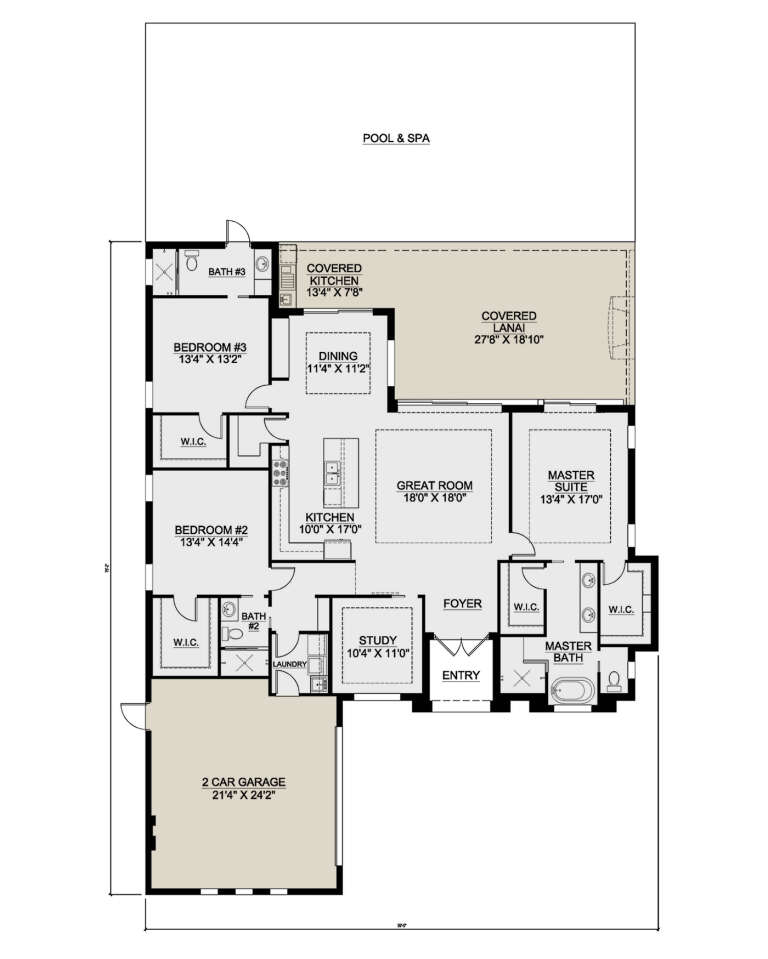 House Plan House Plan #27633 Drawing 1