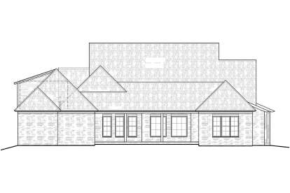 European House Plan #5995-00013 Elevation Photo