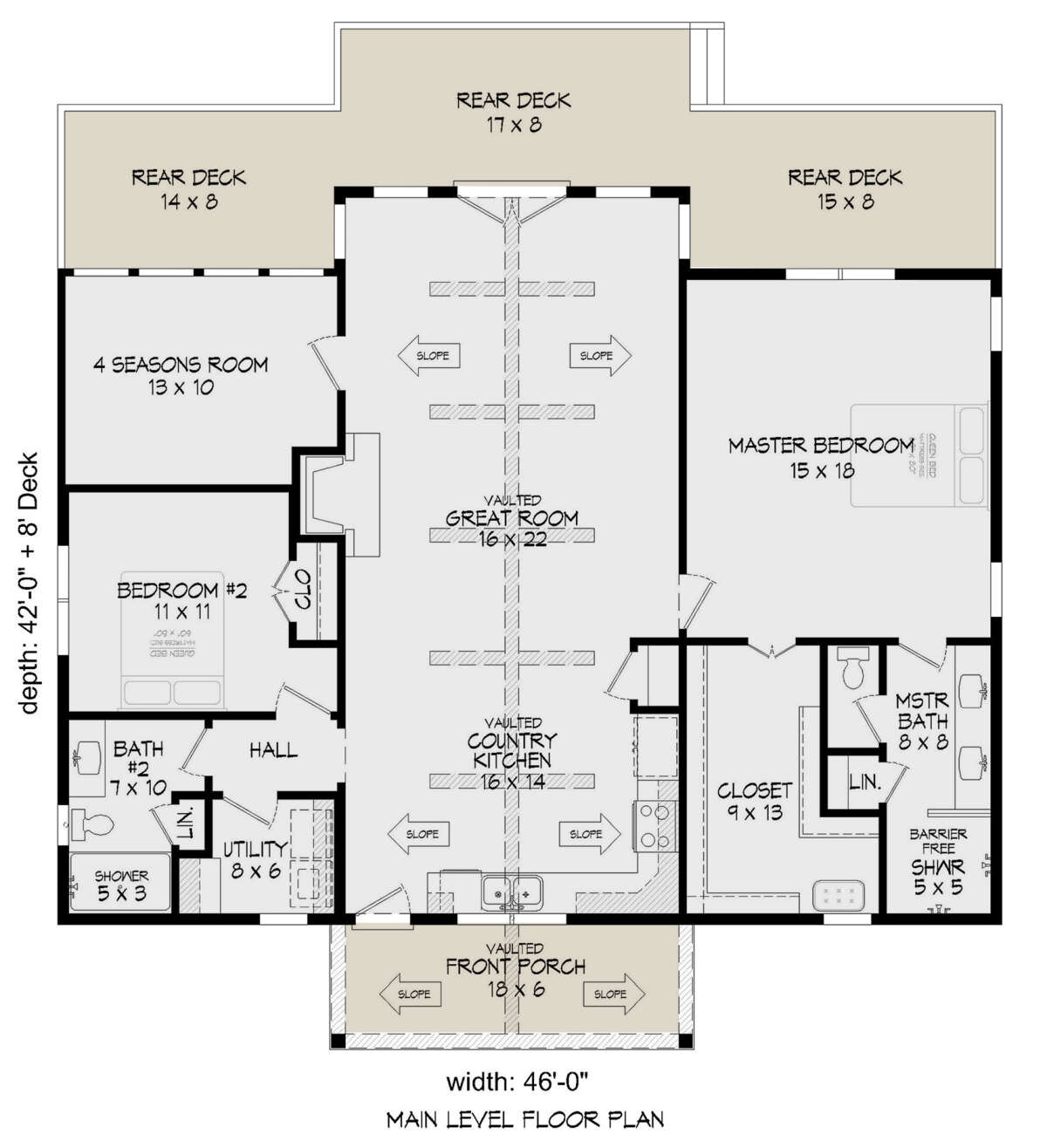 Main Floor  for House Plan #940-00584