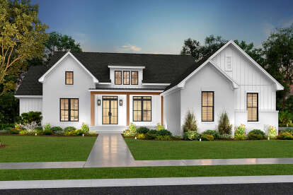 Modern House Plan #041-00294 Elevation Photo