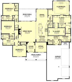 Main Floor  for House Plan #041-00294