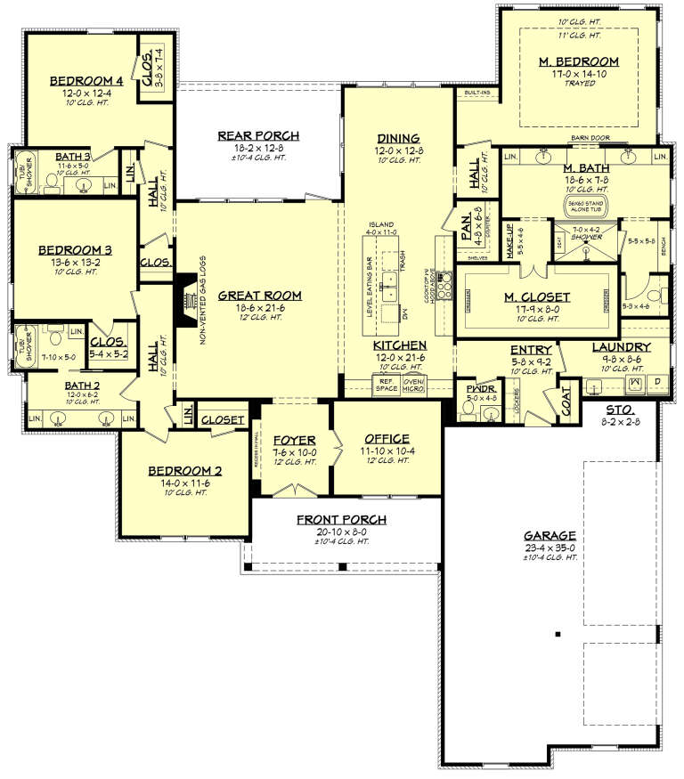 House Plan House Plan #27640 Drawing 1