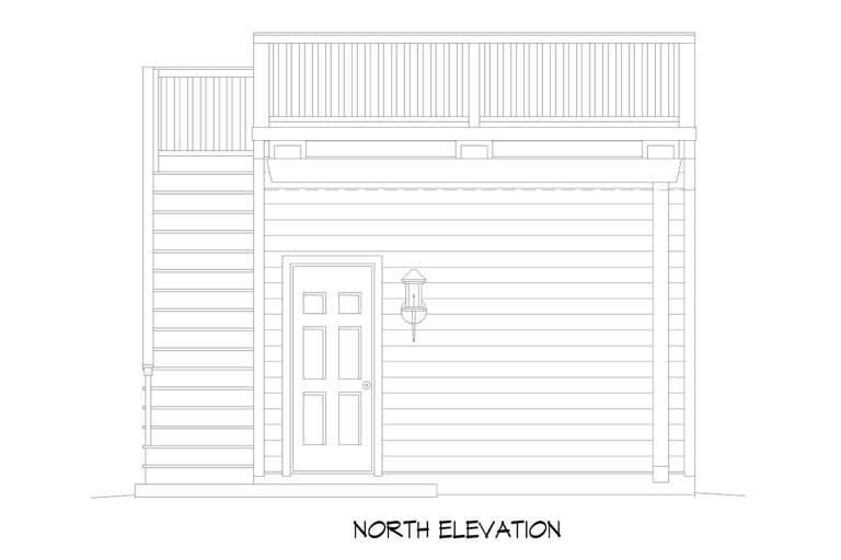 Lake Front House Plan #940-00588 Elevation Photo