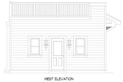 Lake Front House Plan #940-00588 Elevation Photo